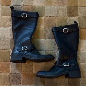 Born Black Leather Boots